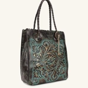 Patricia Nash-Cavo Tote Turquoise